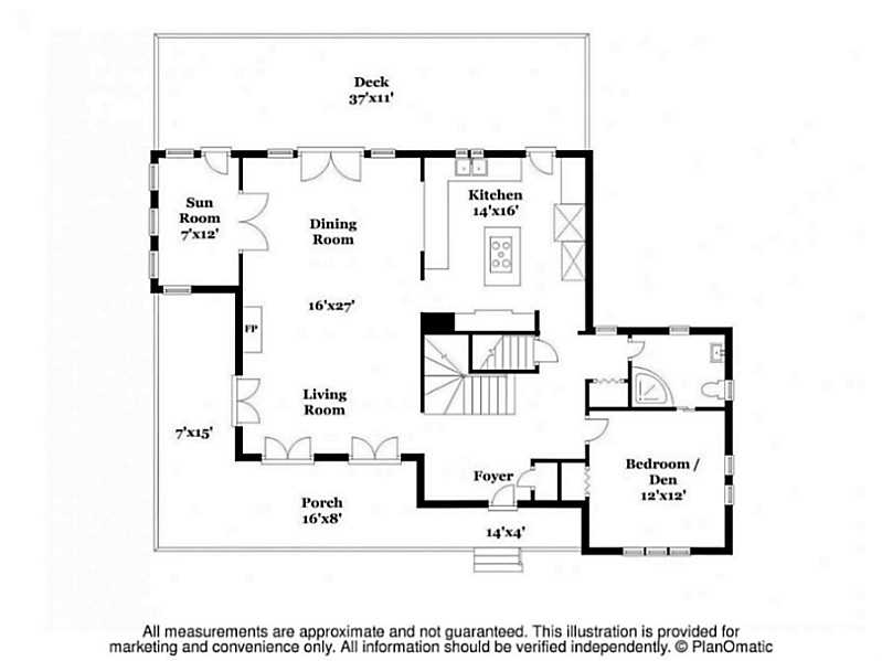 23 Bottom Ridge Westerly, RI 02891 - Photo 24 of 25 1st Floor Plan.
