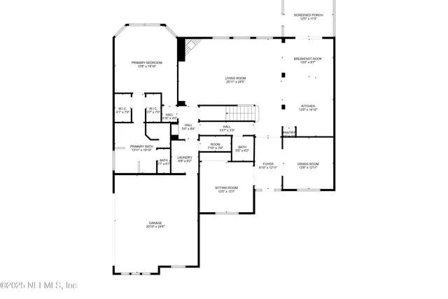a picture of a floor plan