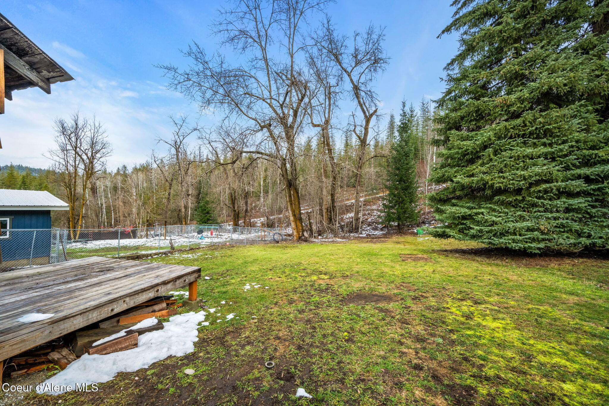 869 Lower Page Road Smelterville, ID 83868 - Photo 18 of 29 Rear deck with beautiful views