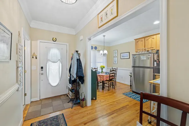 a very nice looking kitchen with a large window