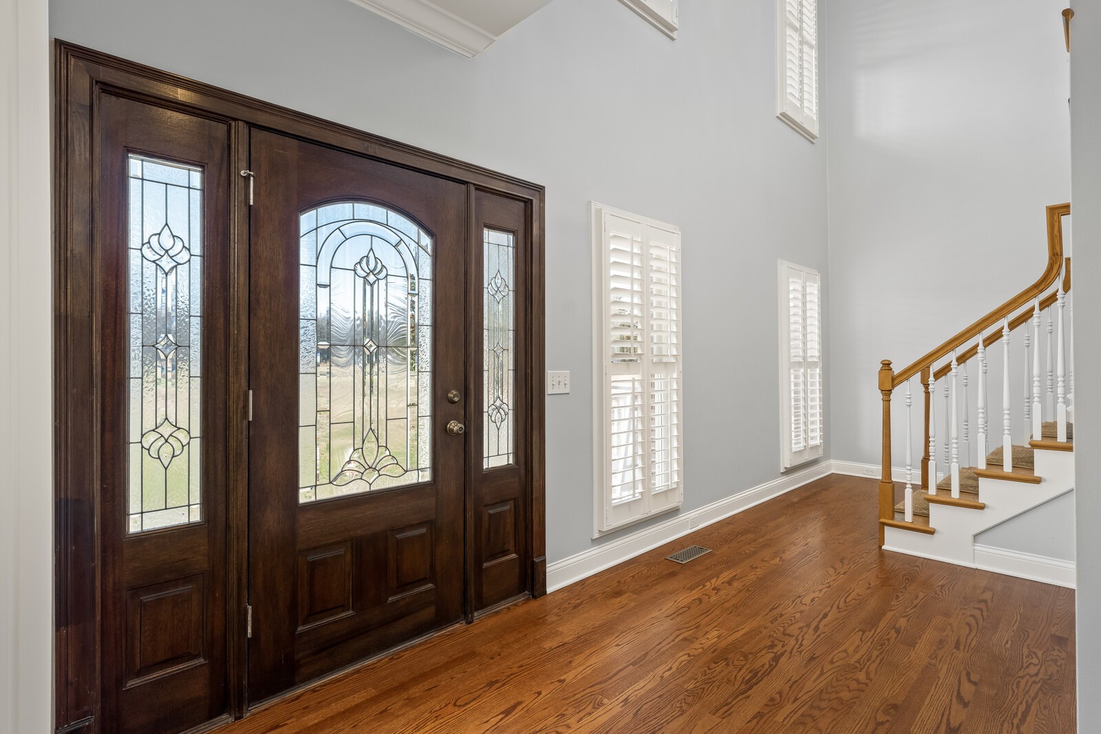 4580 Rockdale Fellowship Road Mount Juliet, TN 37122 - Photo 15 of 100 a view of empty room with wooden floor and fan