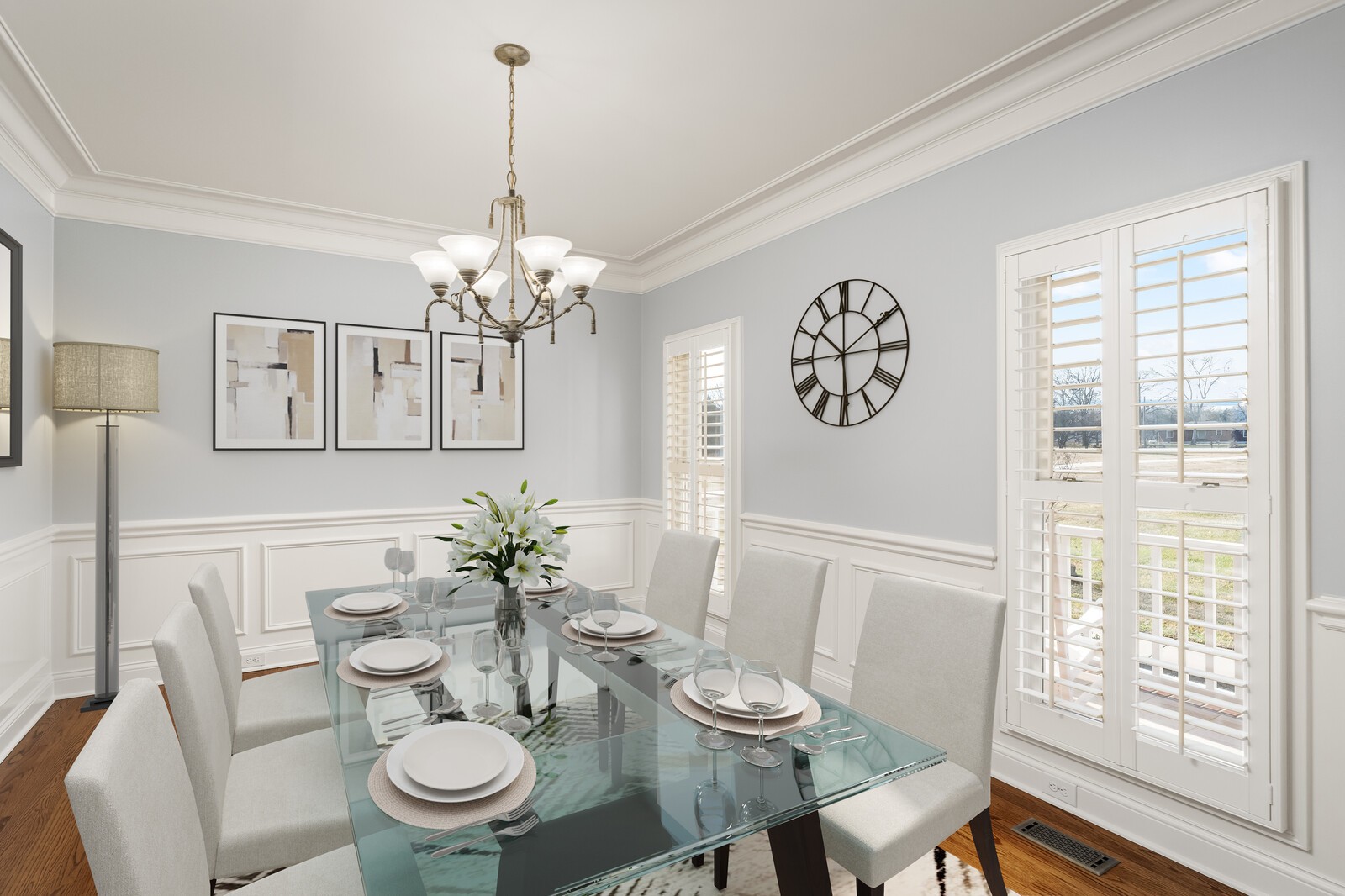 4580 Rockdale Fellowship Road Mount Juliet, TN 37122 - Photo 18 of 100 a view of a dining room with furniture window and wooden floor
