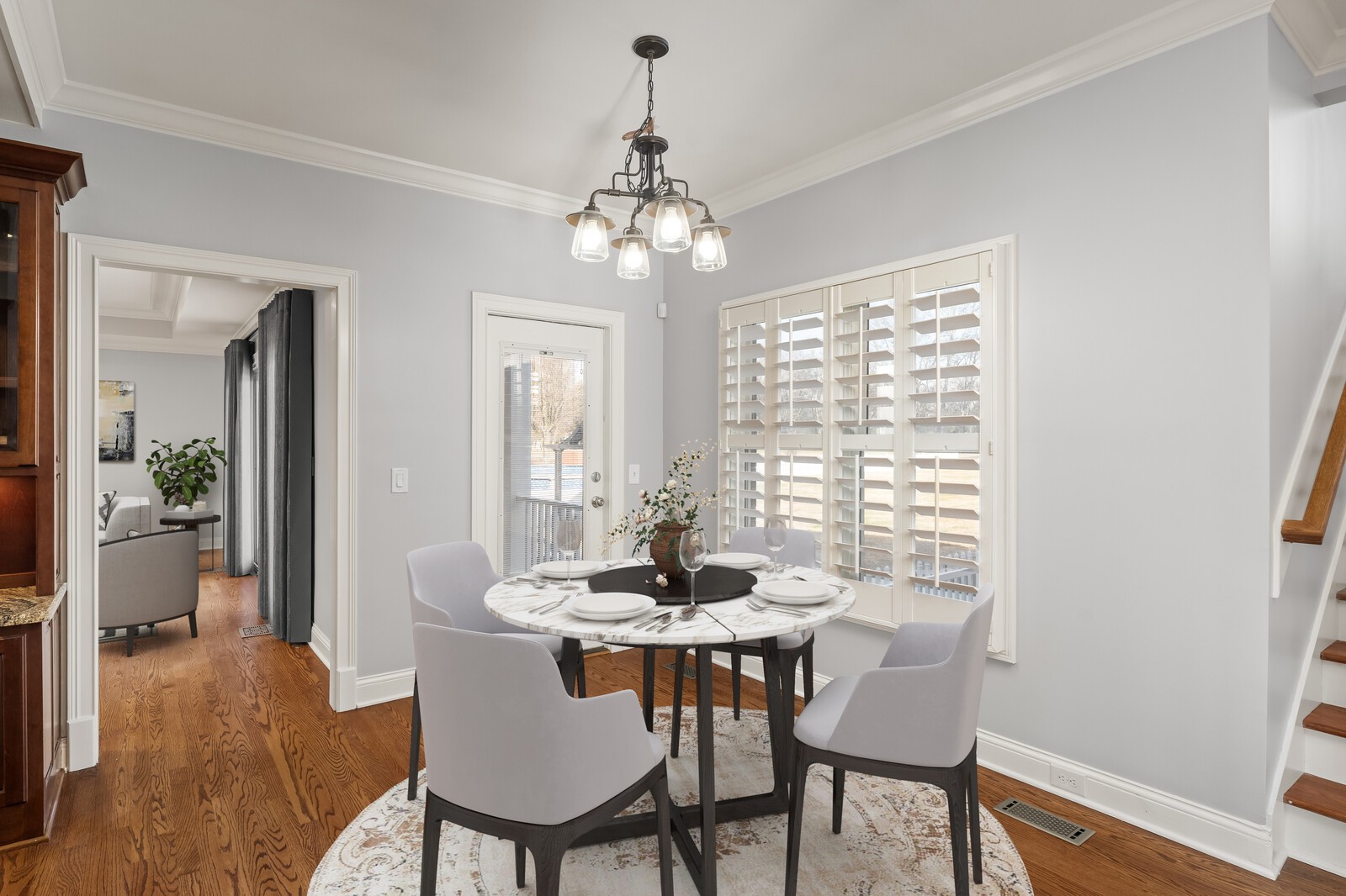 4580 Rockdale Fellowship Road Mount Juliet, TN 37122 - Photo 25 of 100 a dining room with furniture window wooden floor