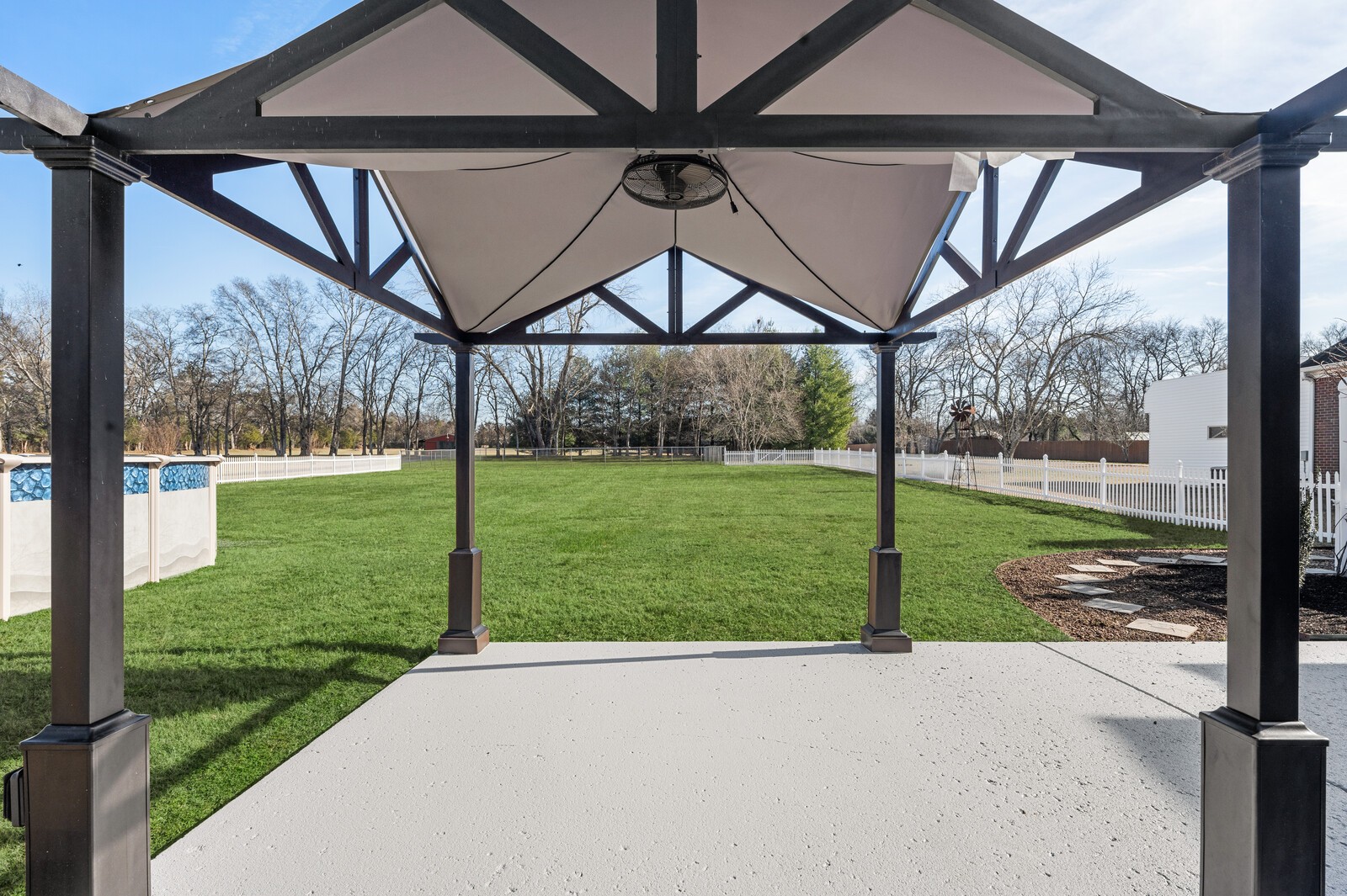 4580 Rockdale Fellowship Road Mount Juliet, TN 37122 - Photo 62 of 100 a view of a house with backyard and a yard