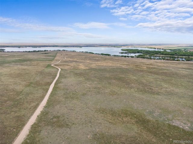 a view of an ocean and beach