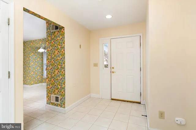 a view of an empty room