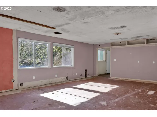 a view of an empty room