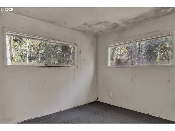 a view of a closet area