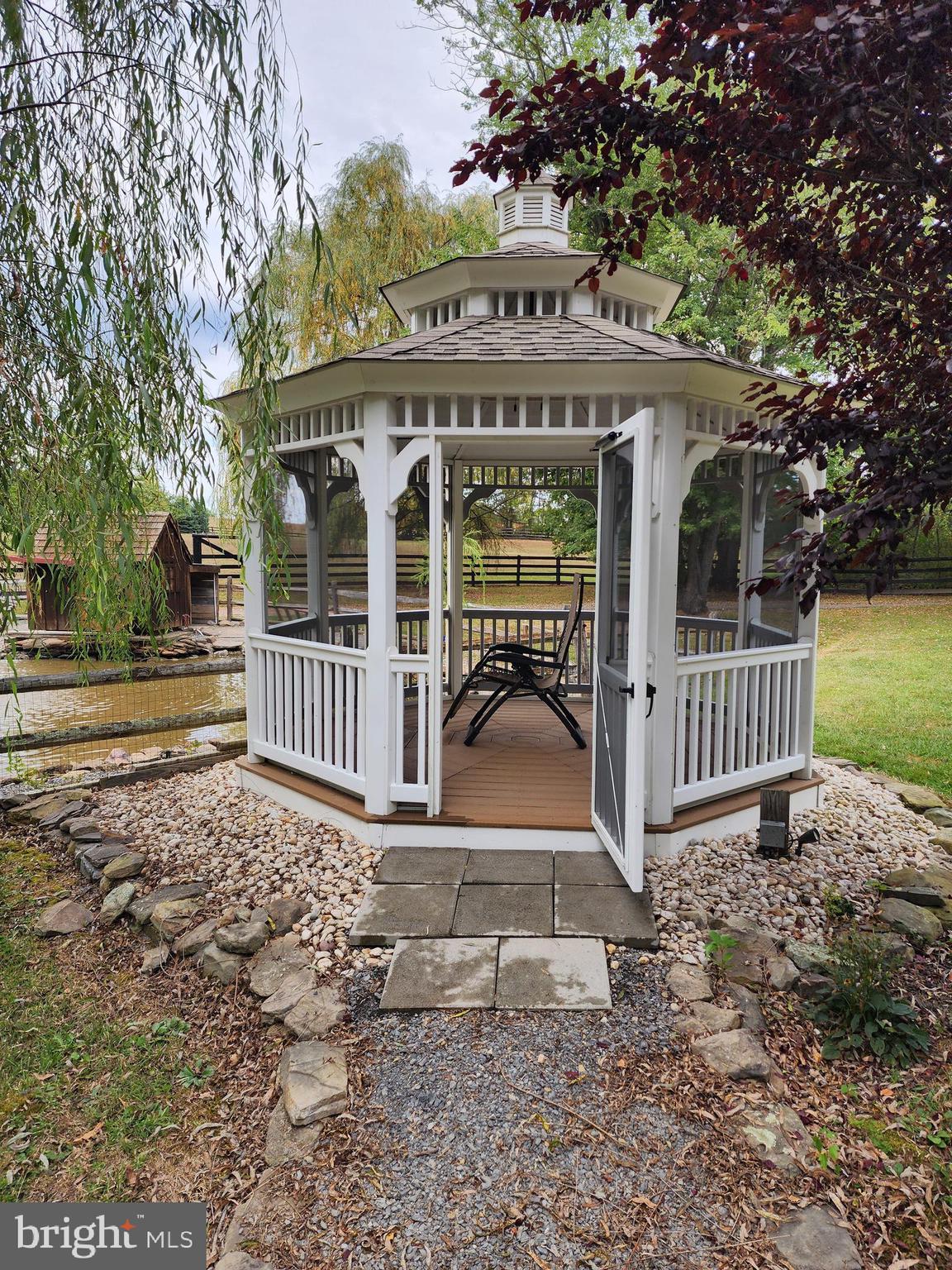 14847 White Oak Ridge Hancock, MD 21750 - Photo 55 of 101 12' Low Maintenance Gazebo With Electric