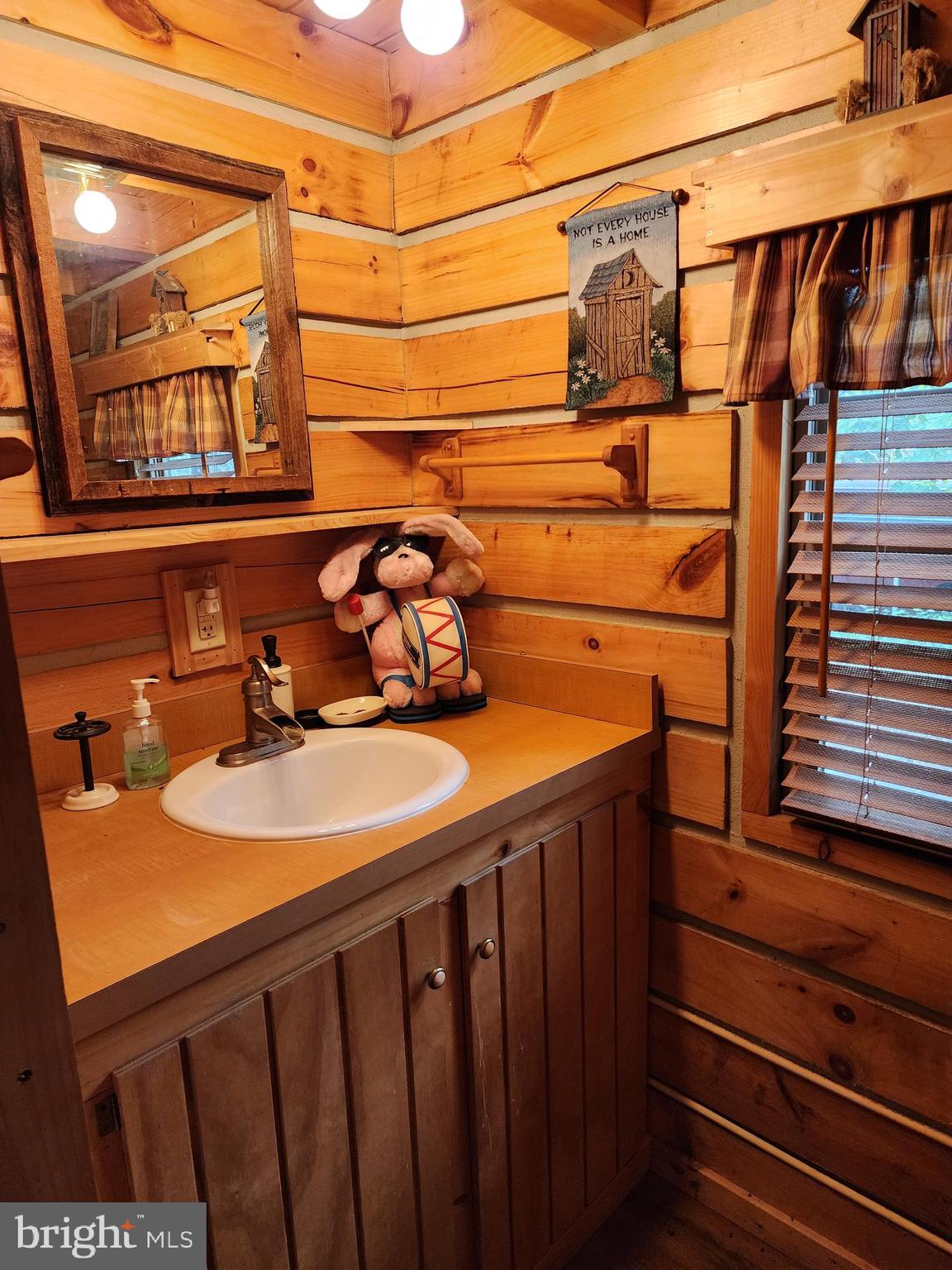 14847 White Oak Ridge Hancock, MD 21750 - Photo 93 of 101 a bathroom with a sink and a mirror