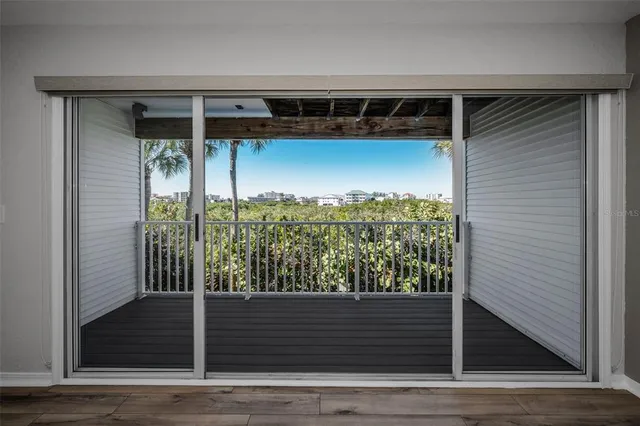a view of front door