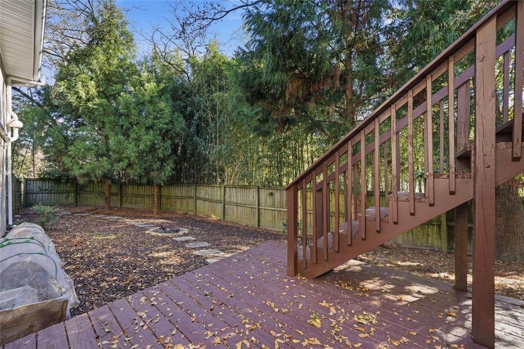 2002 Drew Valley Road Northeast Brookhaven, GA 30319 - Photo 40 of 51 a view of a fence with a small yard