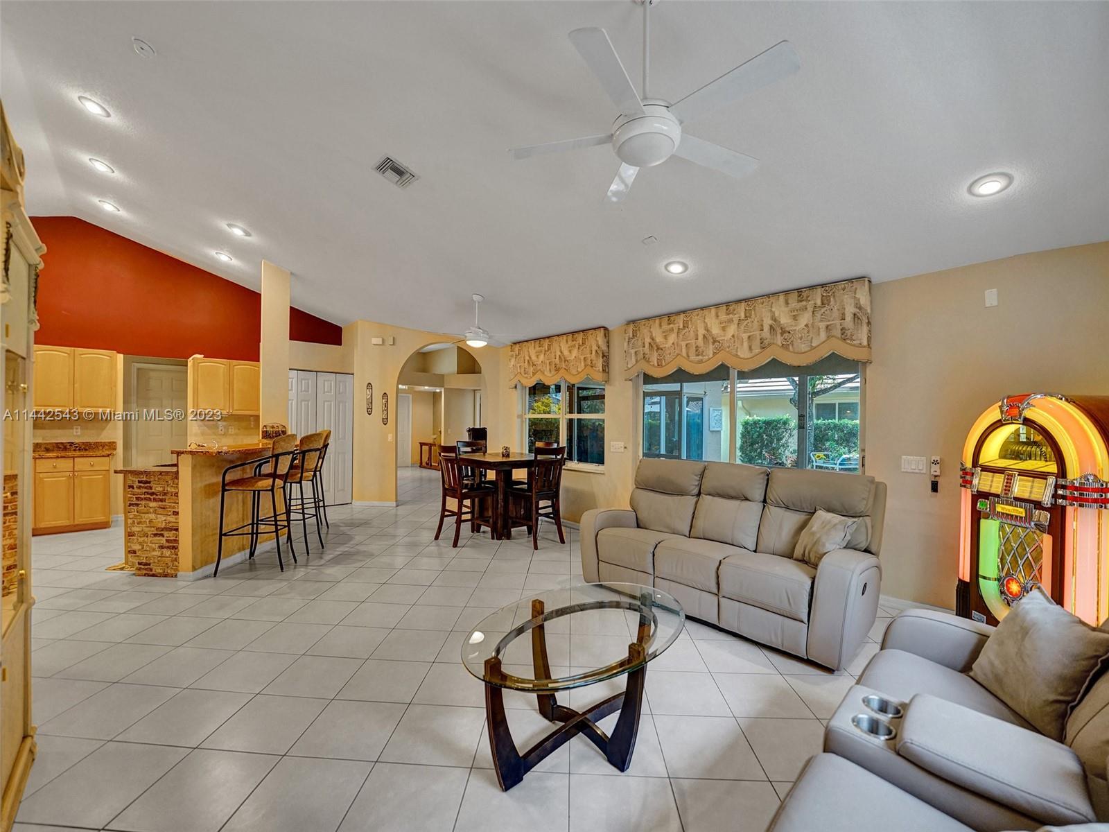 3273 Ridge Trace Davie, FL 33328 - Photo 33 of 74 a living room with furniture and a large window