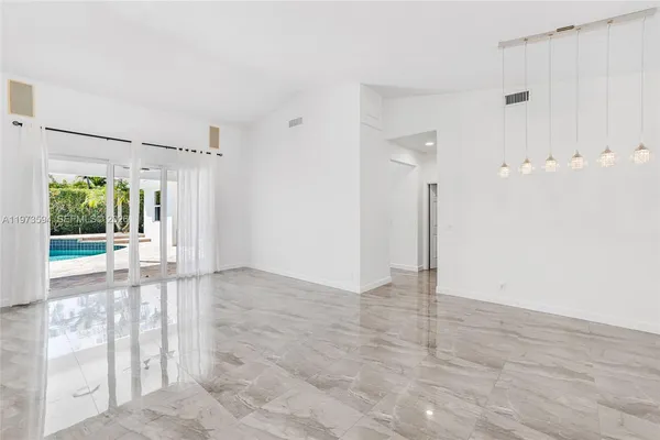 a view of an empty room