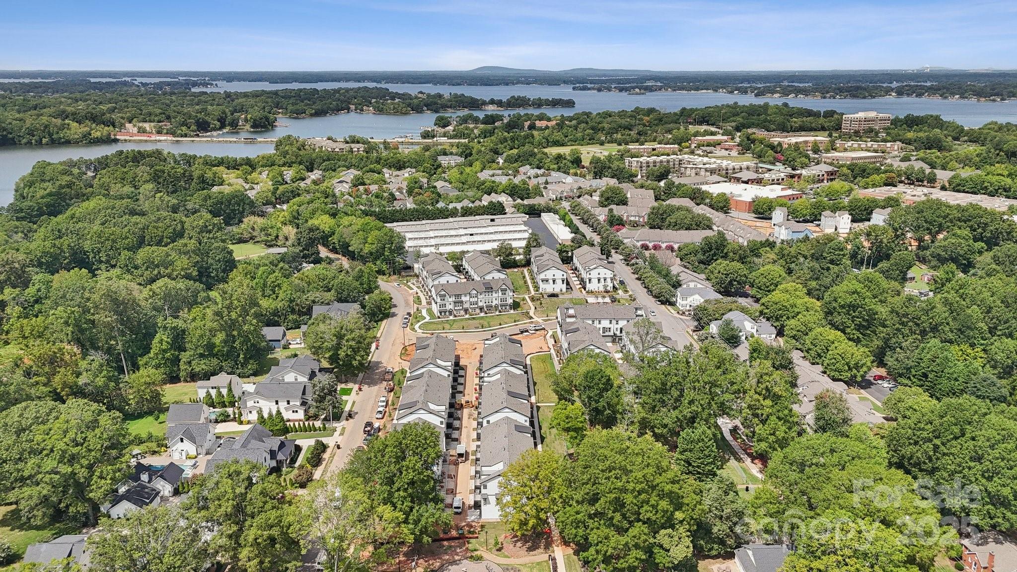 411 Jetton Street Davidson, NC 28036 - Photo 36 of 37 an aerial view of multiple house