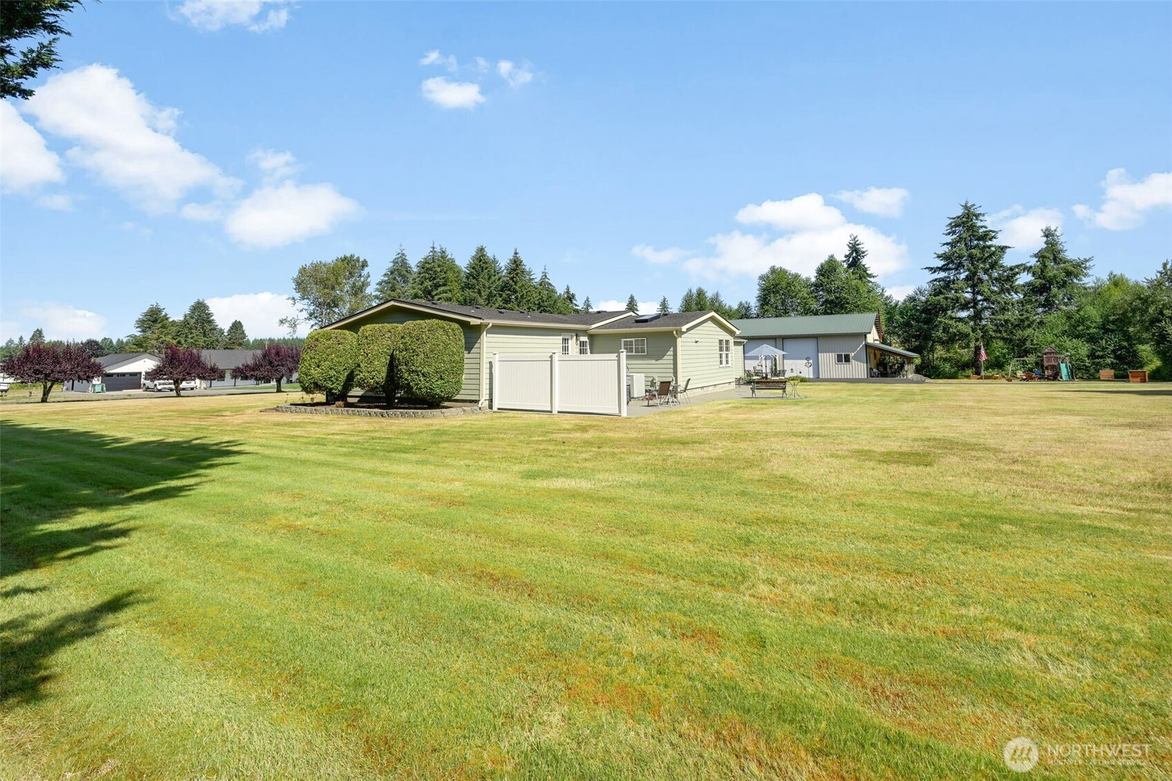 109 Bowers Road Chehalis, WA 98532 - Photo 37 of 38 a view of a swimming pool with an ocean view