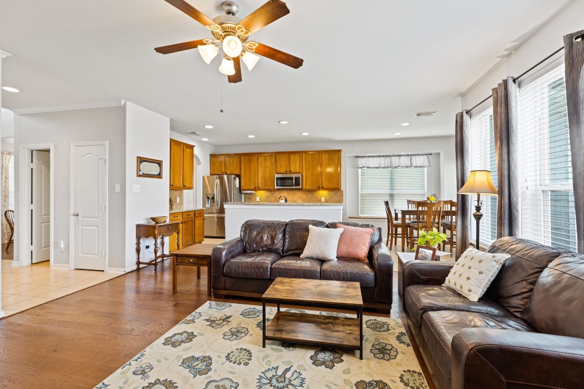 5318 Wisteria Brook Lane Spring, TX 77379 - Photo 12 of 50 a living room with furniture and a large window