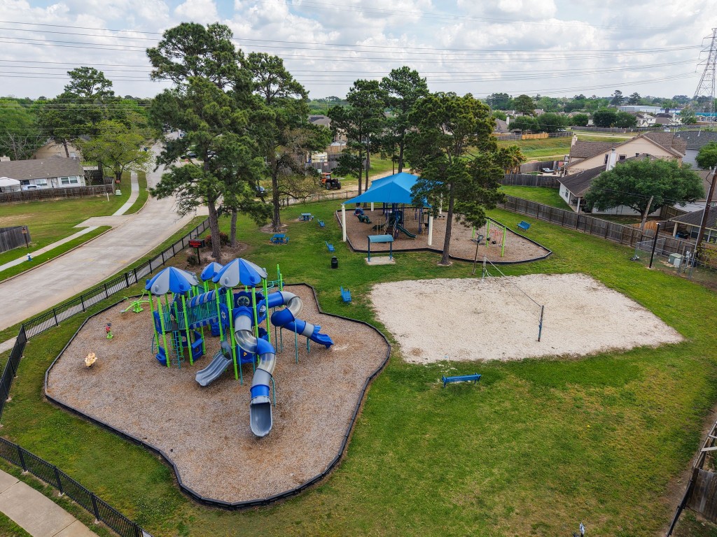 5318 Wisteria Brook Lane Spring, TX 77379 - Photo 47 of 50 an aerial view of a house with outdoor space