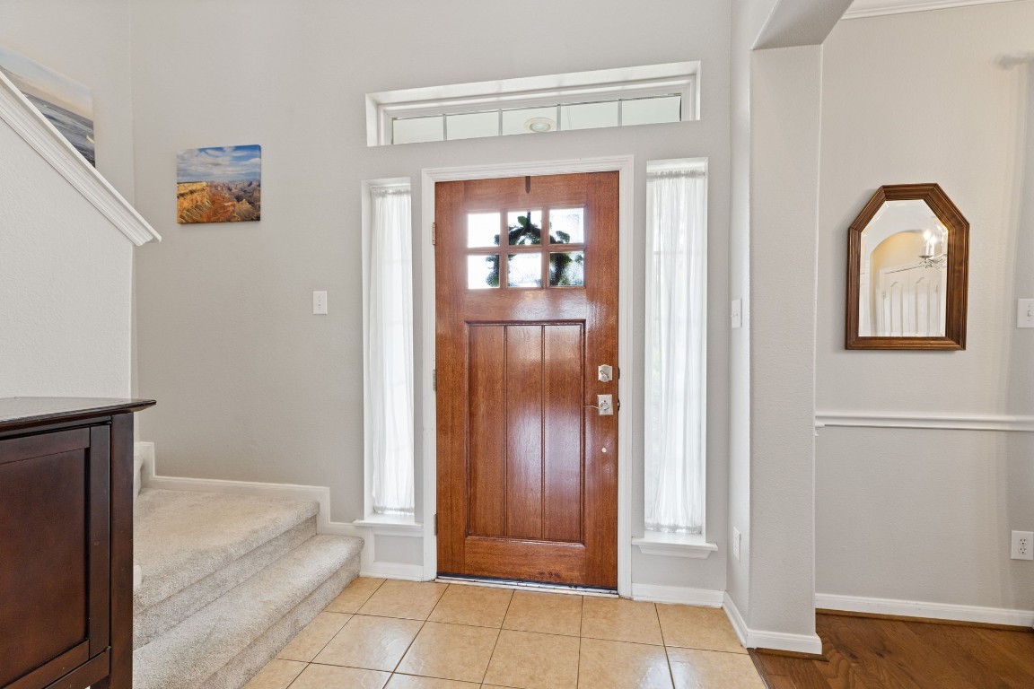 5318 Wisteria Brook Lane Spring, TX 77379 - Photo 8 of 50 a view of a hallway with front door