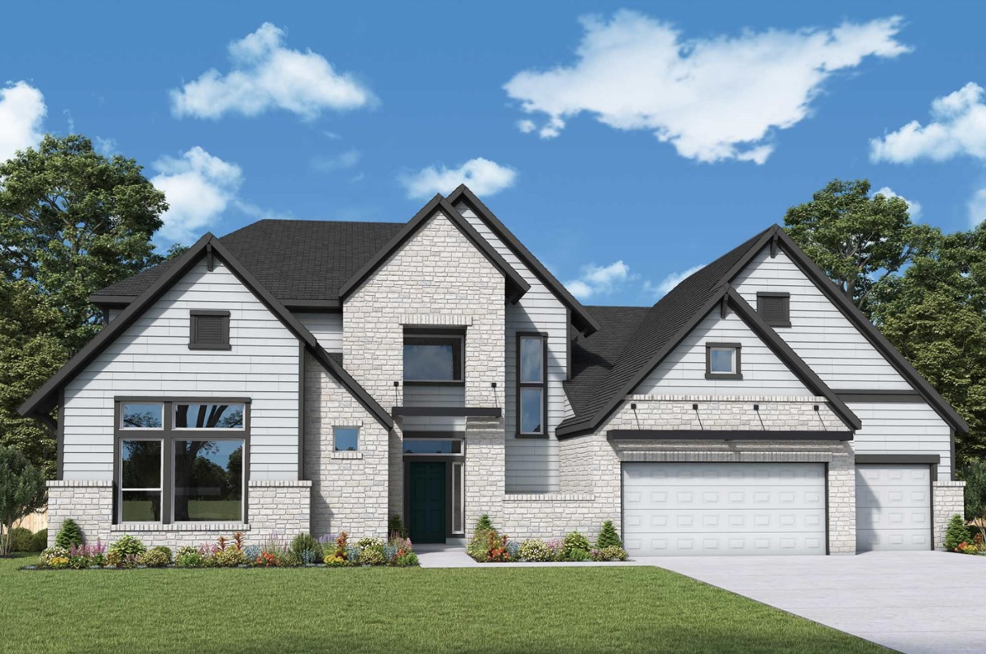 439 Vail River Road Dripping Springs, TX 78620 - Photo 20 of 20 a front view of a house with a yard and garage