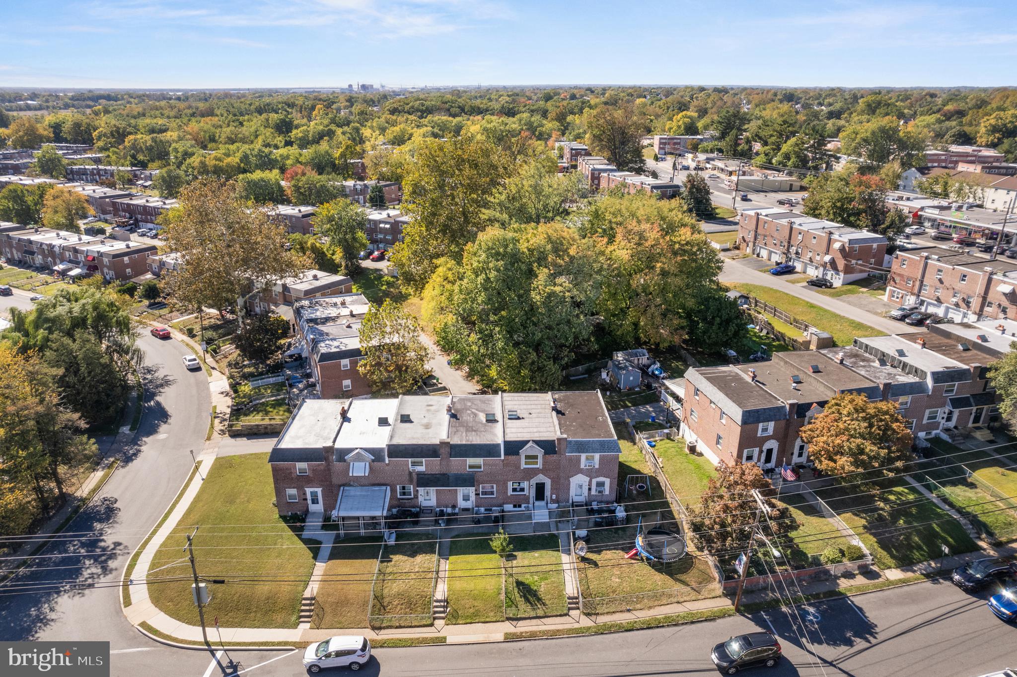 726 Grant Road Folcroft, PA 19032 - Photo 22 of 23 an aerial view of a house with a swimming pool