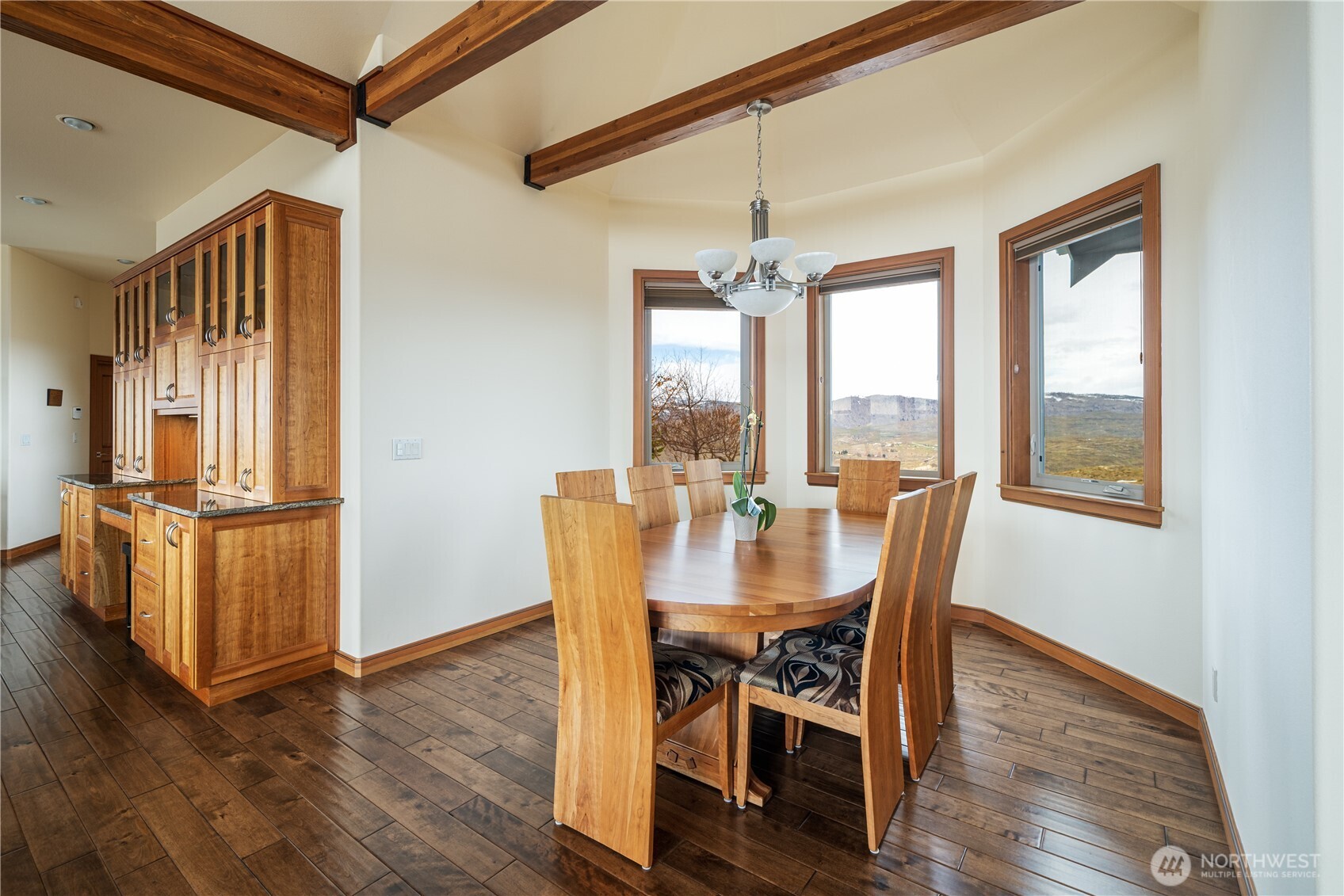 17 Vista Ridge Road Brewster, WA 98812 - Photo 16 of 40 a view of a dining room with furniture window and wooden floor