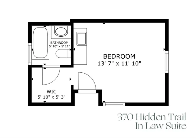 a view of a bedroom with window