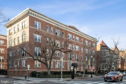 a front view of a building