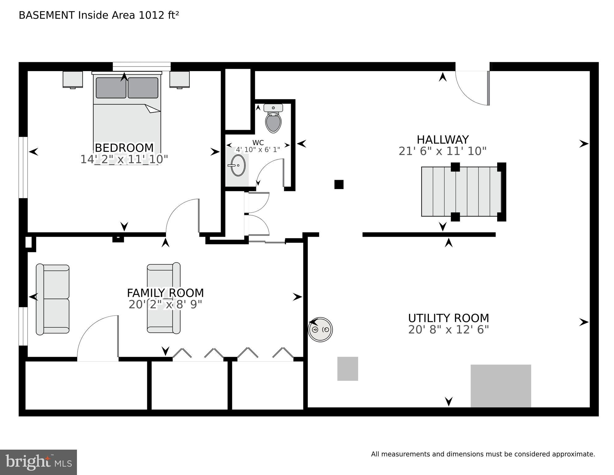 78 Burns Crossing Road Severn, MD 21144 - Photo 61 of 62 Lower Level Floor Plan