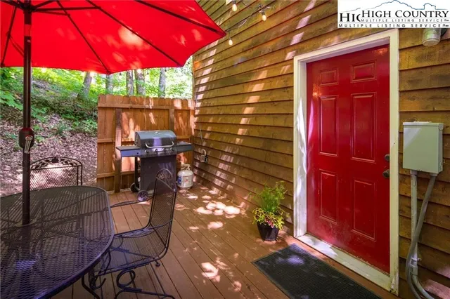 a view of a brick house with a window