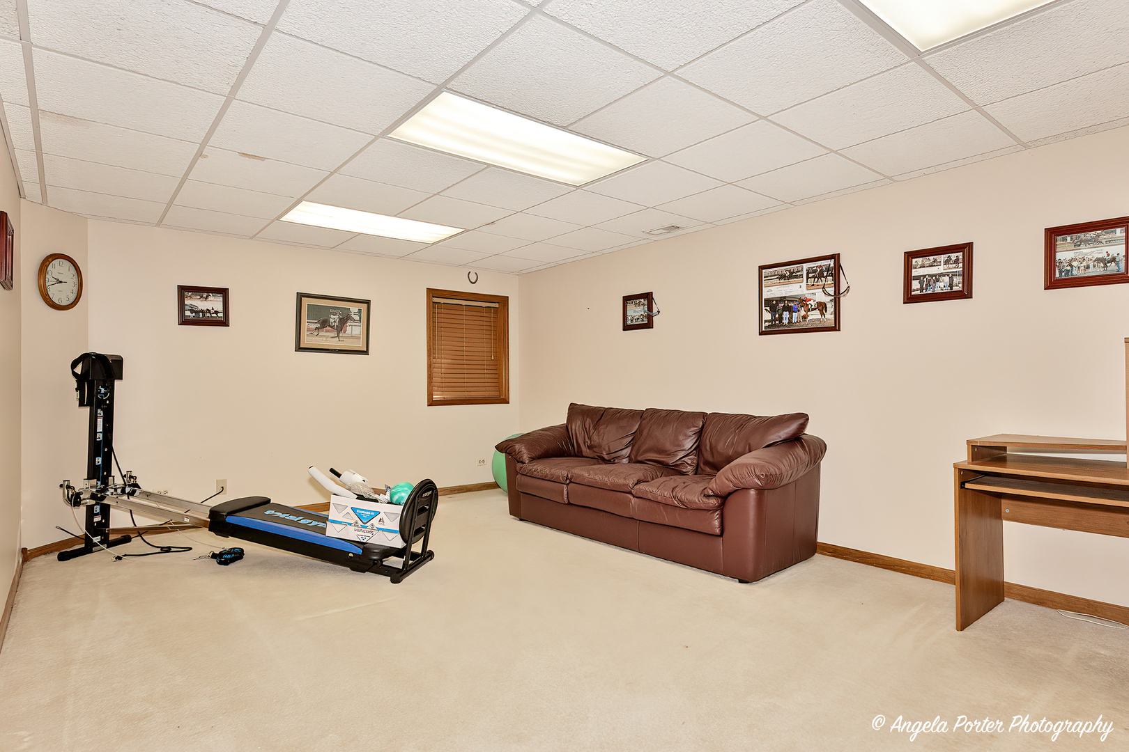 471 White Oaks Drive Cary, IL 60013 - Photo 33 of 39 a living room with furniture and a flat screen tv