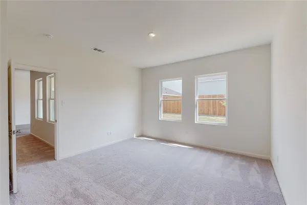 a view of an empty room