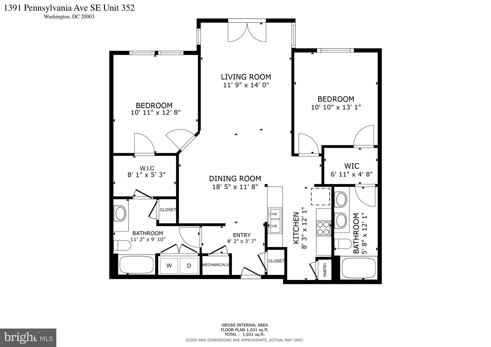 1391 Pennsylvania Ave. Southeast, Unit 352 Washington, DC 20003 - Photo 43 of 43 a picture of a book and a bed