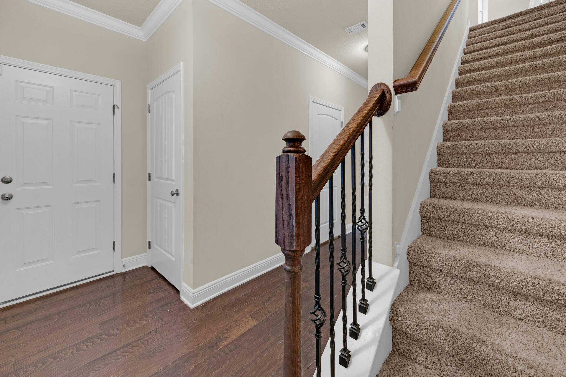 40 Horn Beam Way Santa Rosa Beach, FL 32459 - Photo 5 of 37 a view of entryway with wooden floor and stairs