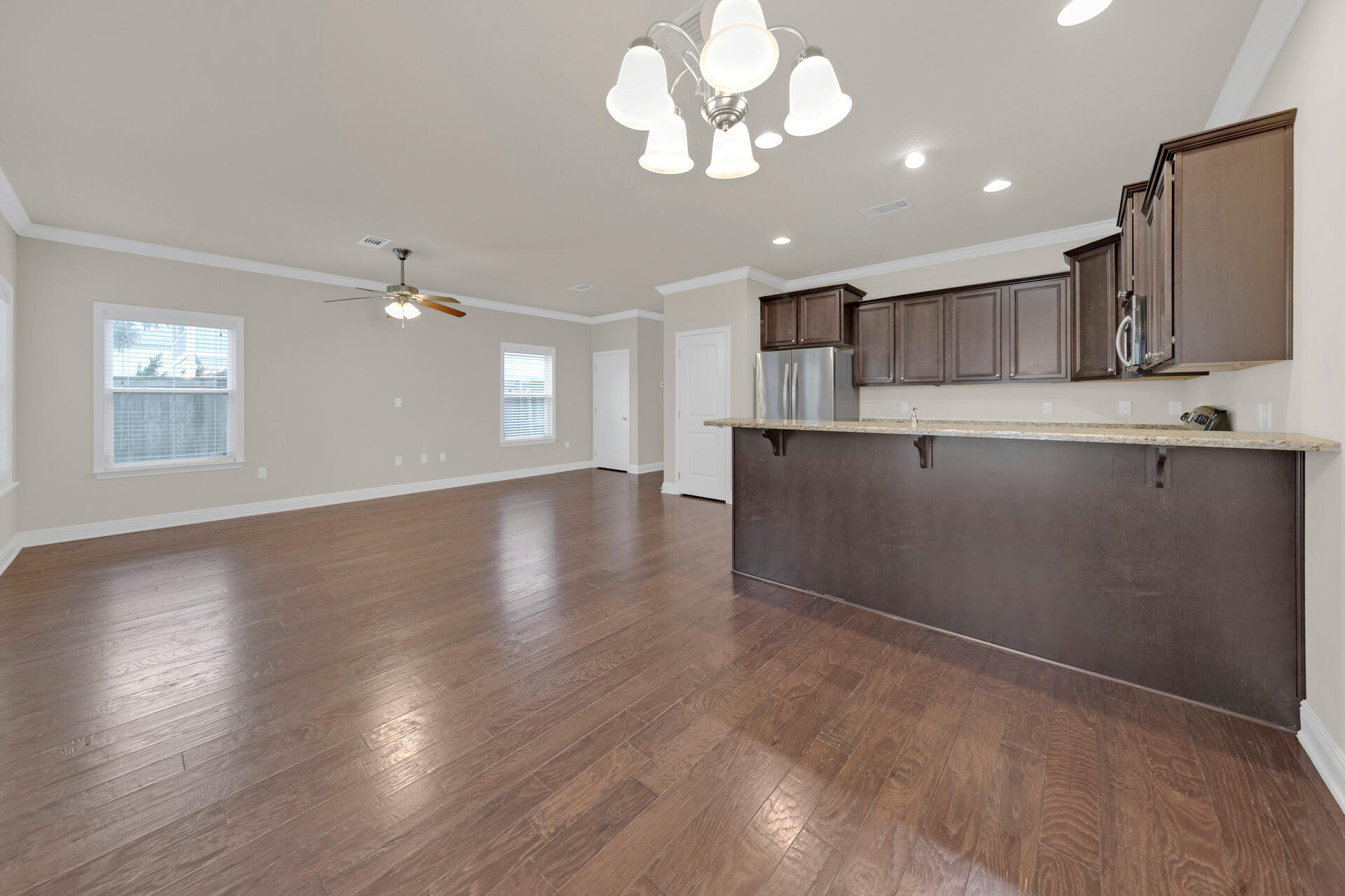 40 Horn Beam Way Santa Rosa Beach, FL 32459 - Photo 10 of 37 a view of kitchen with sink and wooden floor