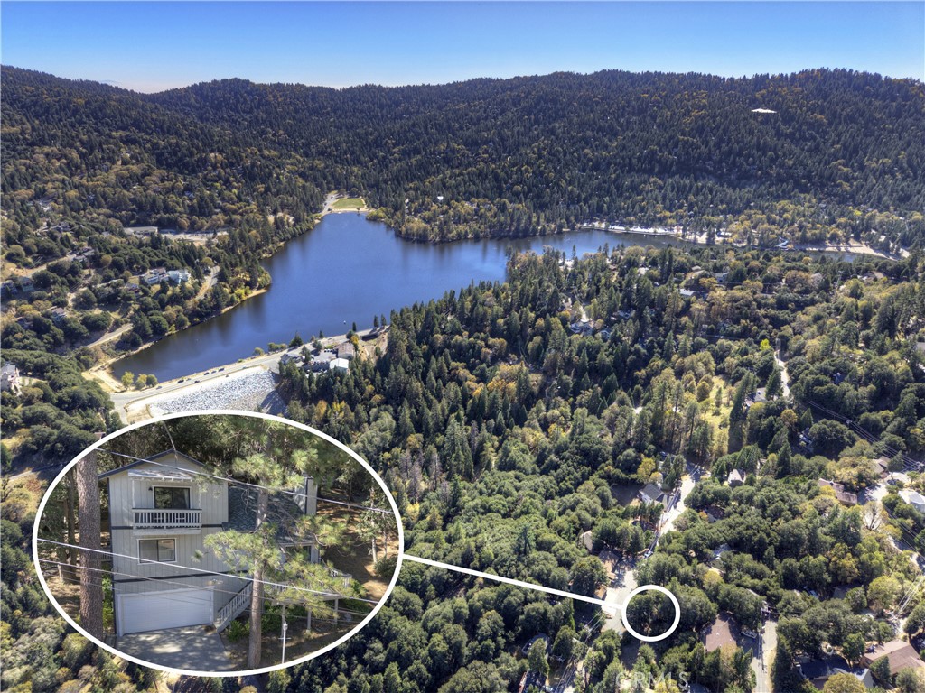 198 Zermatt Drive Crestline, CA 92325 - Photo 3 of 54 an aerial view of a house