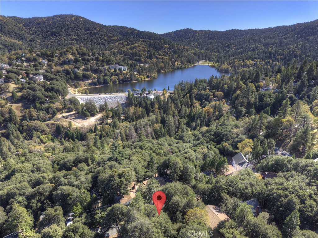 198 Zermatt Drive Crestline, CA 92325 - Photo 50 of 54 an aerial view of residential house and sandy dunes