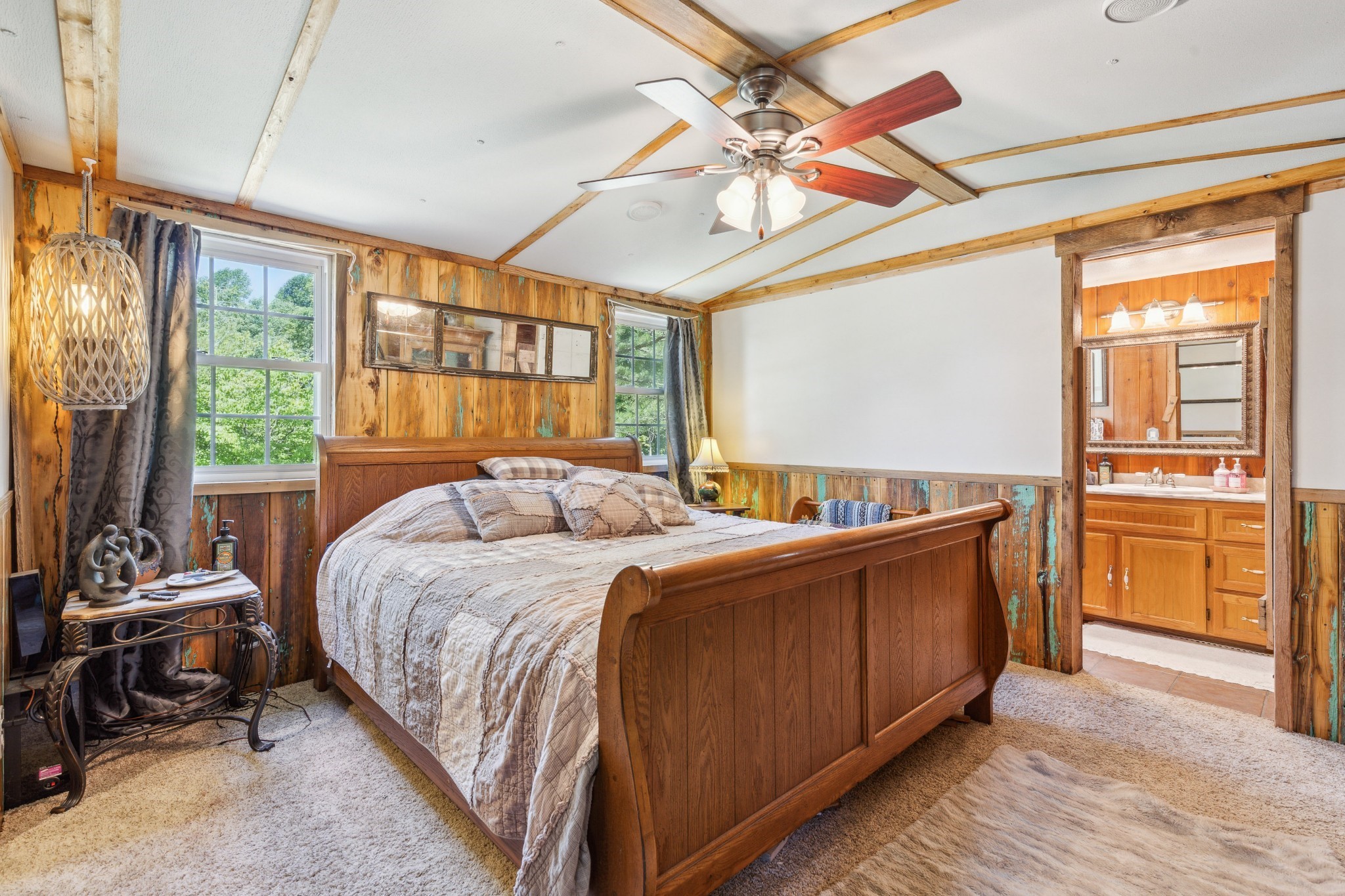3611 Cooper Nicholson Road Pleasant View, TN 37146 - Photo 29 of 60 a bed room with a bed and a ceiling fan
