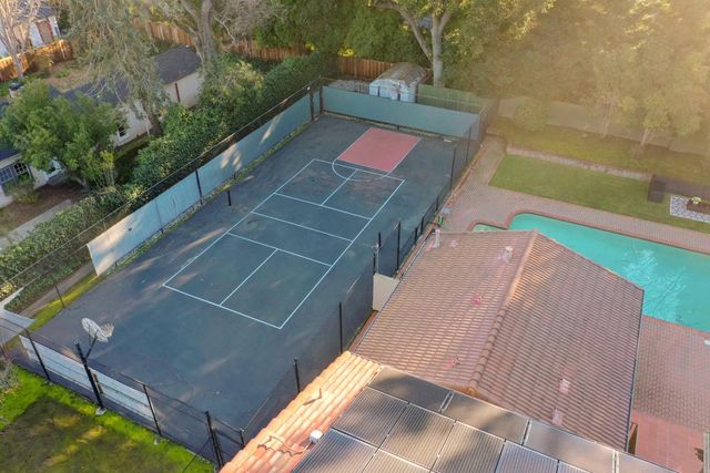 a view of an outdoor space and a lake view