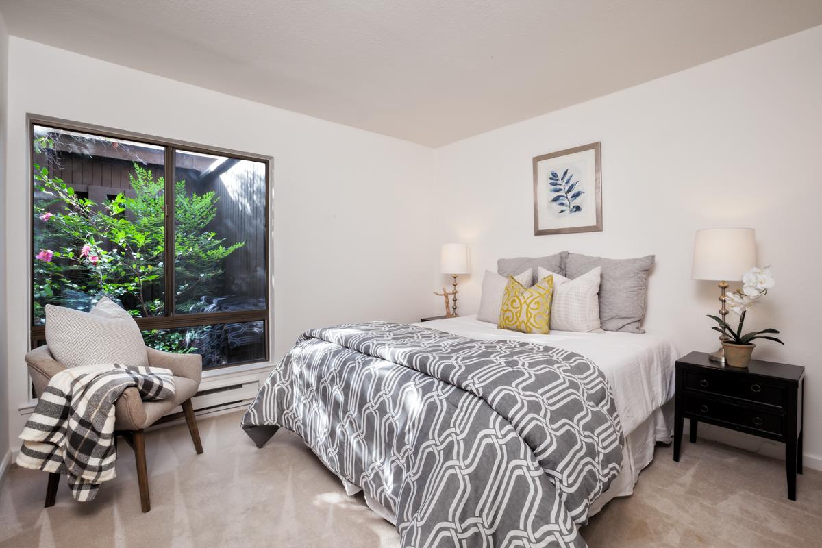 57 Pearce Mitchell Place Stanford, CA 94305 - Photo 9 of 13 a bedroom with a bed and a window