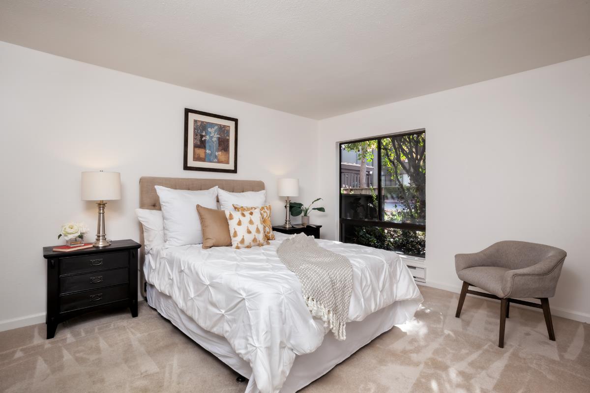 57 Pearce Mitchell Place Stanford, CA 94305 - Photo 10 of 13 a bedroom with a bed and dresser