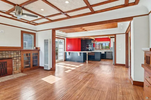 a view of a kitchen with a sink and dish washer