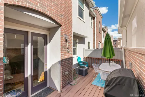 a view of balcony deck and patio