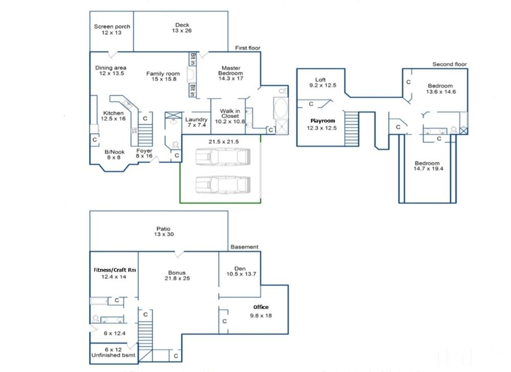 4401 Irene Way Raleigh, NC 27603 - Photo 30 of 30 Floor Plan of the house.