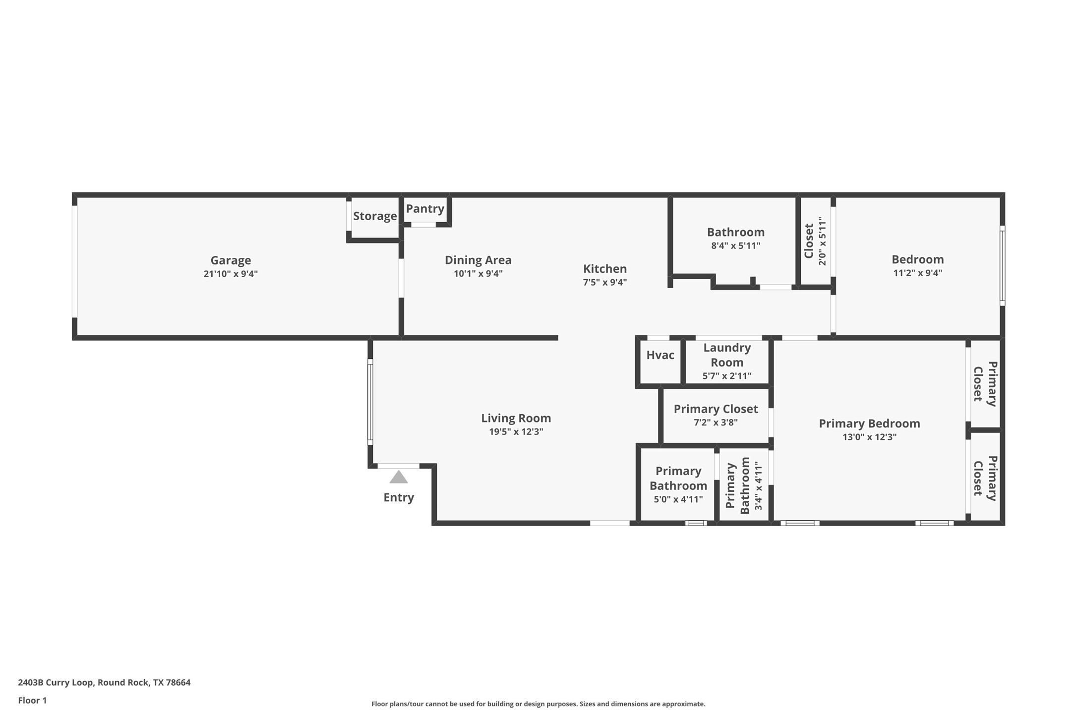 2403 Curry Loop Round Rock, TX 78664 - Photo 2 of 16 View of room layout