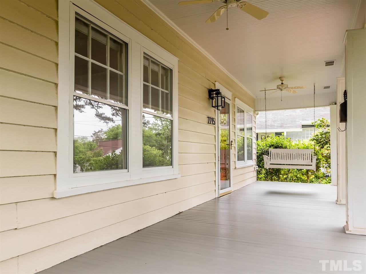 2215 The Circle Raleigh, NC 27608 - Photo 26 of 30 a view of entryway with a door and porch