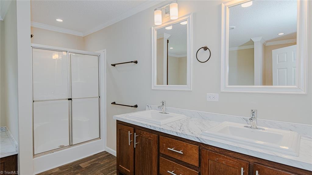 851 Chandler Mill Road Pelham, NC 27311 - Photo 28 of 46 Double Sinks in Primary Bathroom