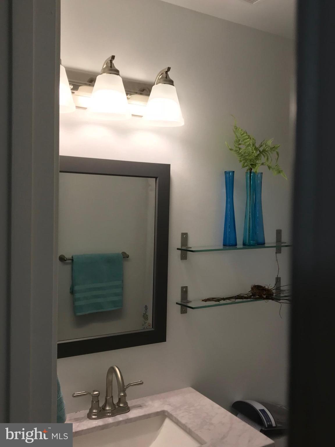 10712 Kings Riding Way, Unit T115 Rockville, MD 20852 - Photo 14 of 27 Bath w/ new mirror to match vanity and new lights!