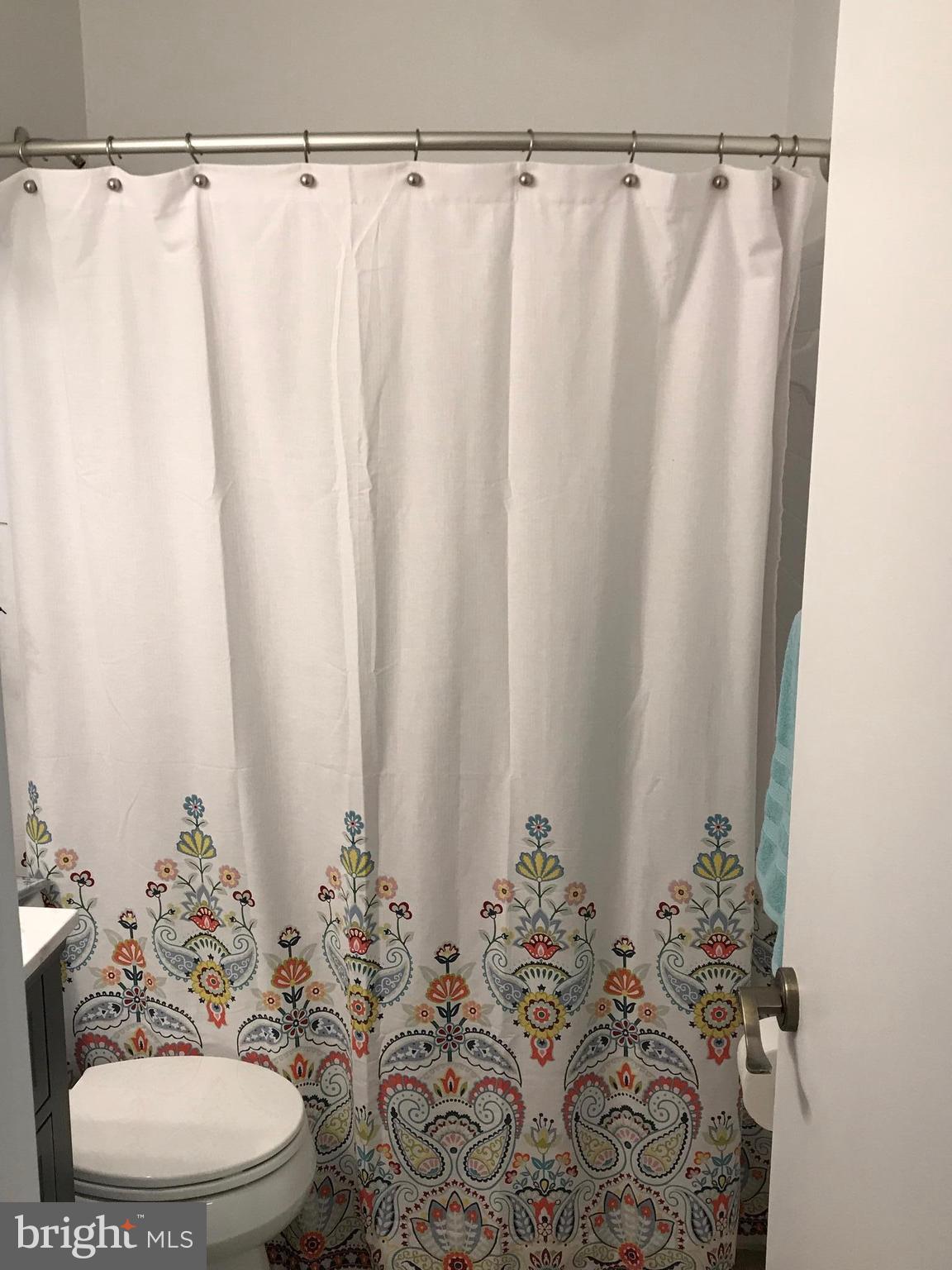 10712 Kings Riding Way, Unit T115 Rockville, MD 20852 - Photo 17 of 27 Bath w/ new curved shower curtain rod