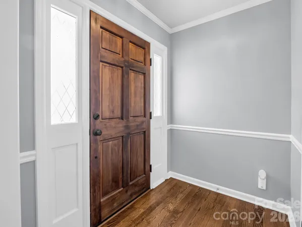 a view of front door